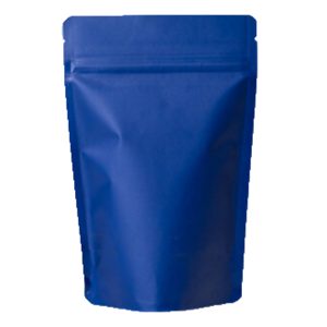 Blue Stand Up Mylar Bag Dark Bluee 1000
