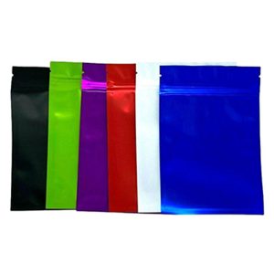 Coloured flat mylar bags