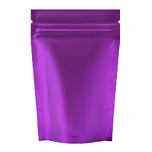 Purple Stand Up Mylar Bag