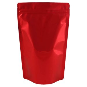 Red Stand Up Mylar Bag 1000