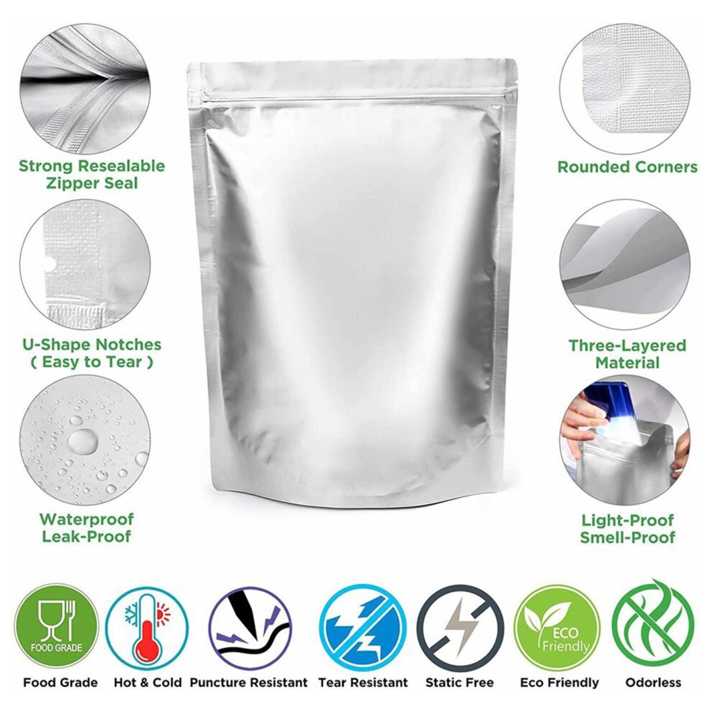 Silver Mylar Bag Full Details